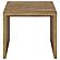 Canoga Engineered Wood Accent Side End Table - Mango by Coaster