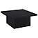 Devar Square Engineered Wood Cocktail Coffee Table - Black by Coaster