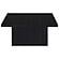 Devar Square Engineered Wood Cocktail Coffee Table - Black by Coaster