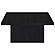 Devar Square Engineered Wood Cocktail Coffee Table - Black by Coaster