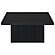 Devar Square Engineered Wood Cocktail Coffee Table - Black by Coaster