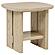 Kailani Coastal Square End Side Table With Shelf - Beige Oak by Coaster