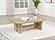 Kailani Coastal Rectangular Cocktail Coffee Table - Beige Oak by Coaster