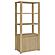 Laurelton 3-shelf Media Tower Tall Pier Cabinet - Light Oak by Coaster