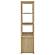 Laurelton 3-shelf Media Tower Tall Pier Cabinet - Light Oak by Coaster