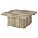Devar Square Engineered Wood Coffee Table - Distressed Pine by Coaster