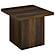 Devar Square Engineered Wood Side End Table - Dark Pine by Coaster