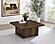 Devar Square Engineered Wood Cocktail Coffee Table - Dark Pine by Coaster