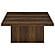 Devar Square Engineered Wood Cocktail Coffee Table - Dark Pine by Coaster