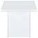 Devar Square Engineered Wood Side End Table - White High Gloss by Coaster
