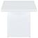 Devar Square Engineered Wood Side End Table - White High Gloss by Coaster