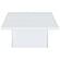 Devar Square Engineered Wood Coffee Table - White High Gloss by Coaster