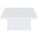 Devar Square Engineered Wood Coffee Table - White High Gloss by Coaster