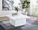 Devar Square Engineered Wood Coffee Table - White High Gloss by Coaster