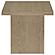 Devar Square Engineered Wood Side End Table - Latte by Coaster