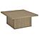 Devar Square Engineered Wood Cocktail Coffee Table - Latte by Coaster