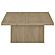 Devar Square Engineered Wood Cocktail Coffee Table - Latte by Coaster