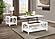 Skyview Square Pine Wood Side End Table with Shelf - White by Coaster