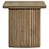 Adina Square Wood Side End Table Distressed - Light Brown by Coaster