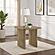 Adina Square Wood Side End Table Distressed - Light Brown by Coaster