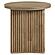 Adina Round Wood Side End Table Distressed - Light Brown by Coaster