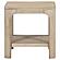 Solano Square Wood Side End Table With Shelf - Weathered Mango by Coaster