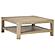 Solano Square Wood Cocktail Coffee Table - Weathered Mango by Coaster
