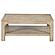 Solano Square Wood Cocktail Coffee Table - Weathered Mango by Coaster