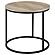 Lainey Round Occasional Side End Table - Distressed Pine by Coaster