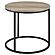 Lainey Round Occasional Side End Table - Distressed Pine by Coaster
