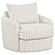 Sarco Corduroy Upholstered Swivel Accent Arm Chair - Ivory by Coaster