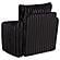 Sarco Corduroy Upholstered Swivel Accent Arm Chair - Black by Coaster