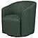 Mossbrook Fabric Upholstered Swivel Accent Chair - Green by Coaster