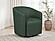 Mossbrook Fabric Upholstered Swivel Accent Chair - Green by Coaster