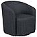 Mossbrook Fabric Upholstered Swivel Accent Chair - Anthracite by Coaster