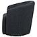 Mossbrook Fabric Upholstered Swivel Accent Chair - Anthracite by Coaster