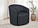 Mossbrook Fabric Upholstered Swivel Accent Chair - Anthracite by Coaster