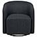 Mossbrook Fabric Upholstered Swivel Accent Chair - Anthracite by Coaster