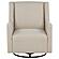 Sorrel Fabric Upholstered Swivel Glider Arm Chair - Latte by Coaster
