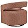 Westhill Boucle Upholstered Swivel Accent Chair - Berry by Coaster