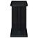 Clower Engineered Wood C-Shaped Sofa Side Table - Black by Coaster