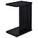 Clower Engineered Wood C-Shaped Sofa Side Table - Black by Coaster