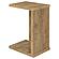 Clower Engineered Wood C-Shaped Sofa Side Table - Mango by Coaster