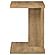 Clower Engineered Wood C-Shaped Sofa Side Table - Mango by Coaster