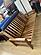 Carvita Futon Frame Red Oak Queen Size by Prestige