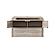 Juna Twin Desk Dream Console Cabinet Bed Gray by Dream Console
