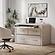 Juna Twin Desk Dream Console Cabinet Bed Gray by Dream Console