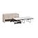 Juna Queen Four Door Dream Console Cabinet Bed Gray by Dream Console
