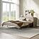 Juna Queen Four Door Dream Console Cabinet Bed Gray by Dream Console
