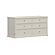 Soren Queen Four Drawer Dresser Dream Console Bed Whitewash by Dream Console
